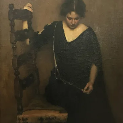 Gertrude Fiske - A Brown Study, 1913