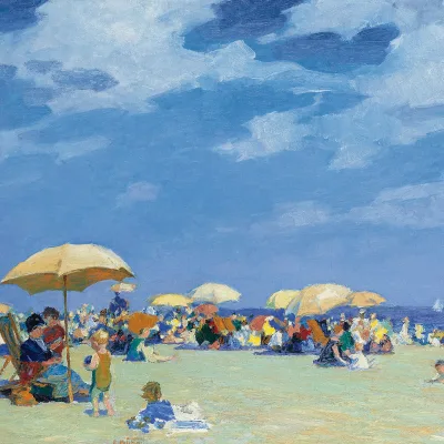 Hermann Dudley Murphy - Beach at Far Rockaway,  late 19th to early 20th century