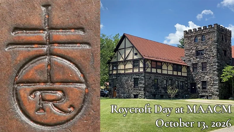 Roycroft Day at MAACM, October 13th at MAACM!