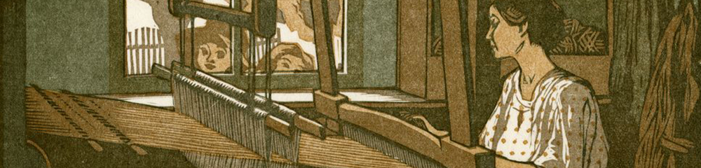 loom woodblock detail