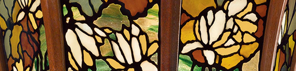 detail of green & green chandelier