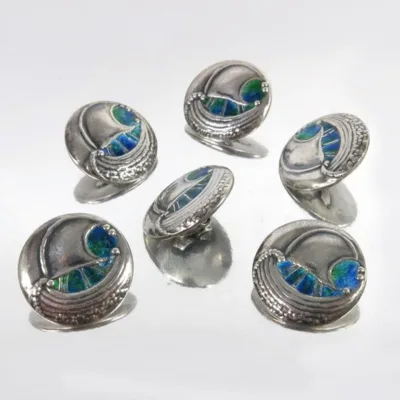 Buttons with gallions, 1907