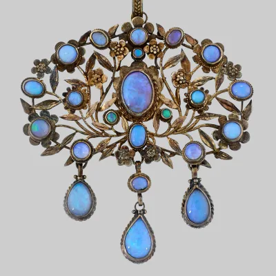 Arthur Gaskin - Bird of Paradise pendant
