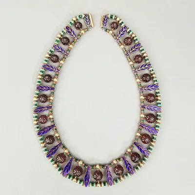 Marie A. Zimmermann - Egyptian type necklace.
