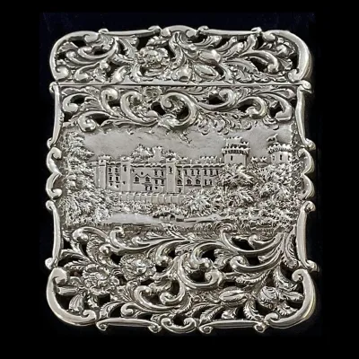 Nathaniel Mills - Windsor Castle card case, 1843