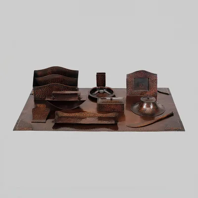 Craftsman Workshops - Desk set (model no. 12), c. 1909-1912
