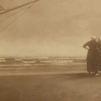 Alfred Stieglitz - Gossip – Katwyk, 1894
