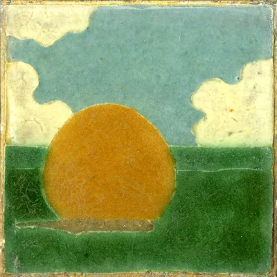 Grueby Faience Company - Haystack Tile.