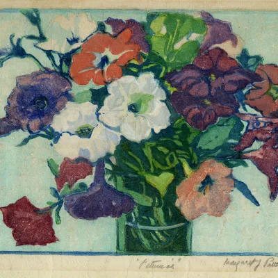 Margaret Jordon Patterson - Petunias, c. 1920