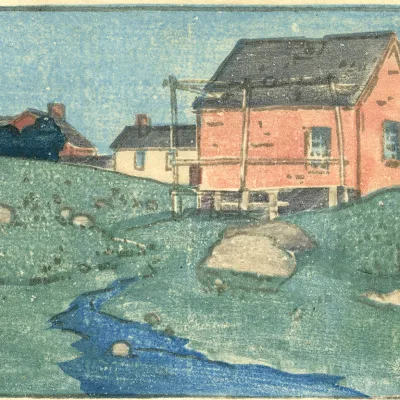 Arthur Wesley Dow - Clam Houses, 1910